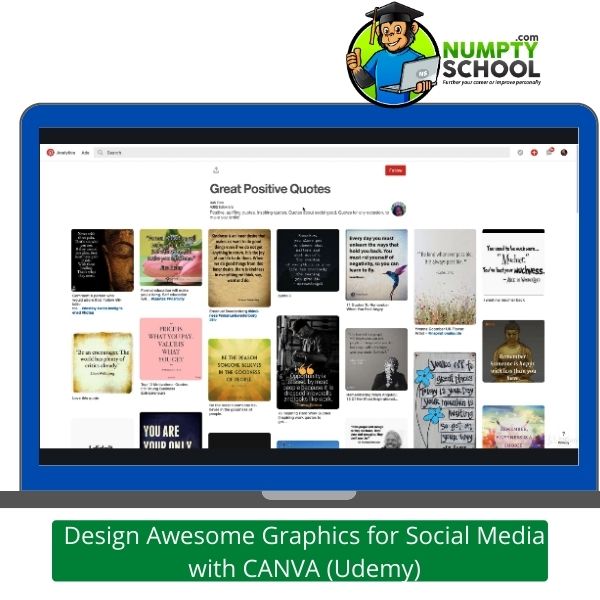 Design Awesome Graphics for Social Media with CANVA (Udemy)