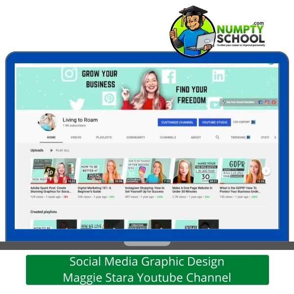 Social Media Graphic Design Maggie Stara Youtube Channel