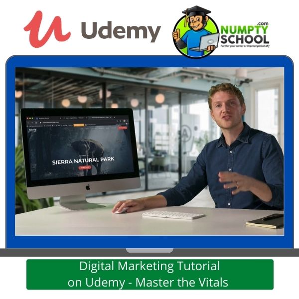 Digital Marketing Tutorial on Udemy - Master the Vitals