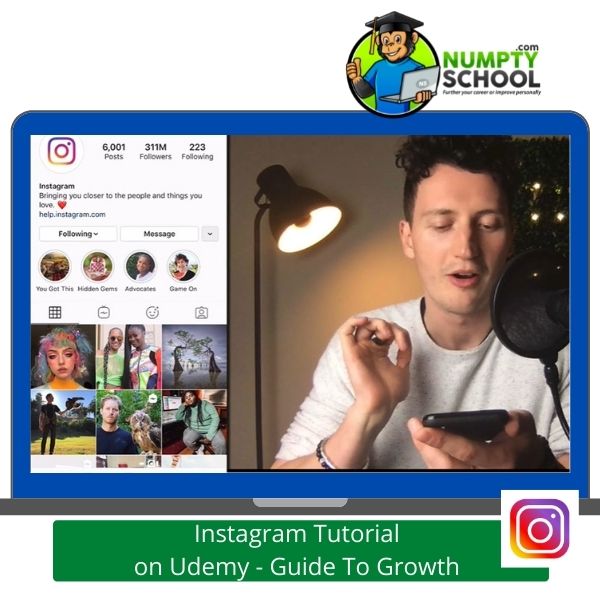 Instagram Tutorial on Udemy - Top Guide To Growth
