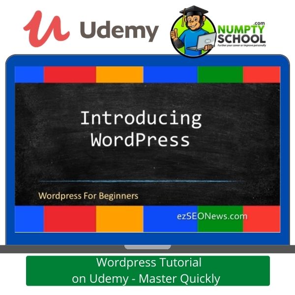 Wordpress Tutorial on Udemy - Master Quickly