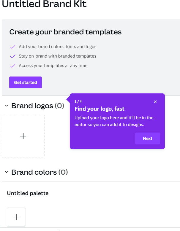 Brand Kit on Canva